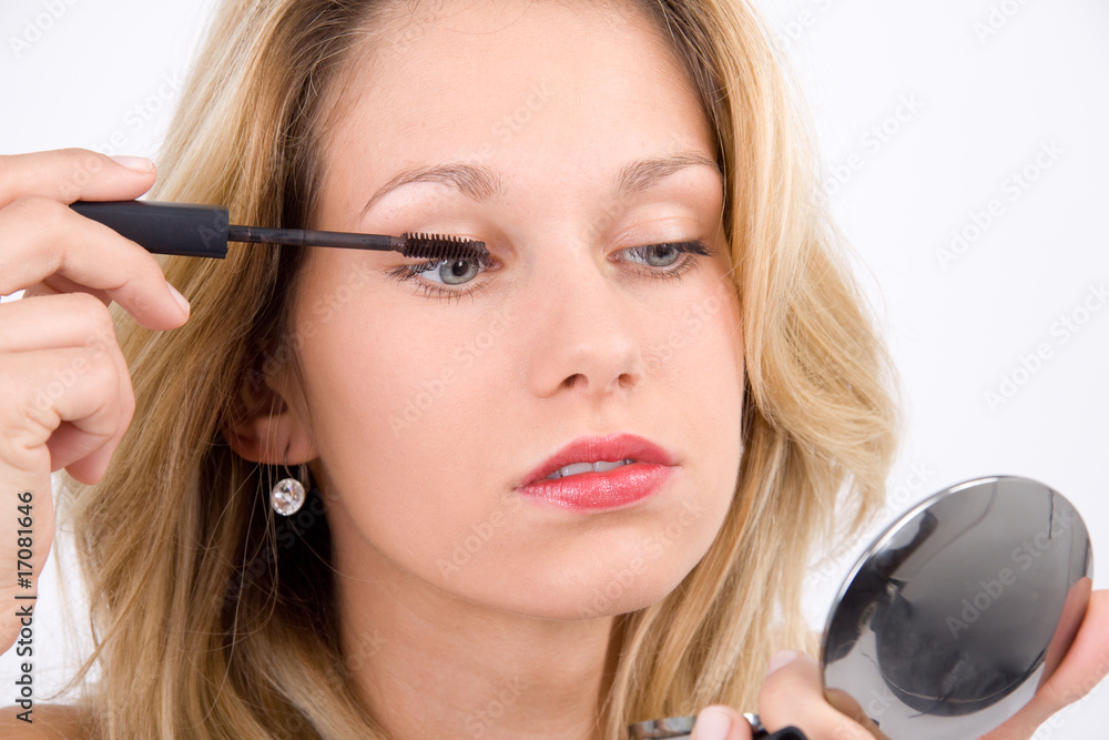 Obraz premium Wimpern tuschen