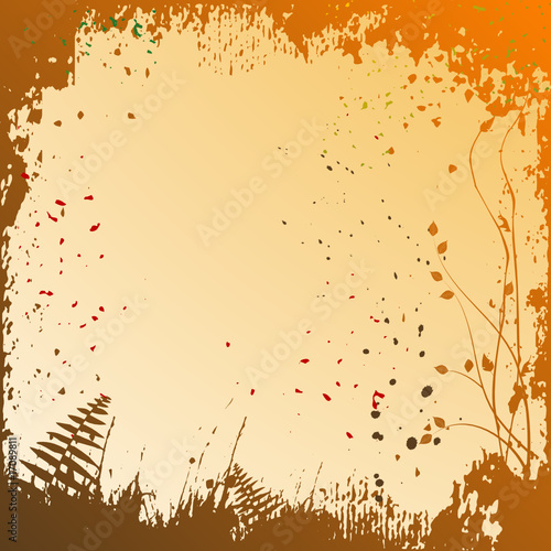 autumn background with a space for a text