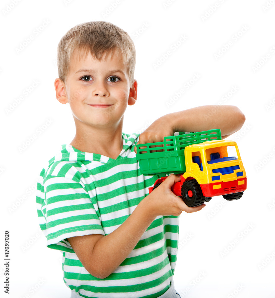 Boy with a toy Boy with a toy