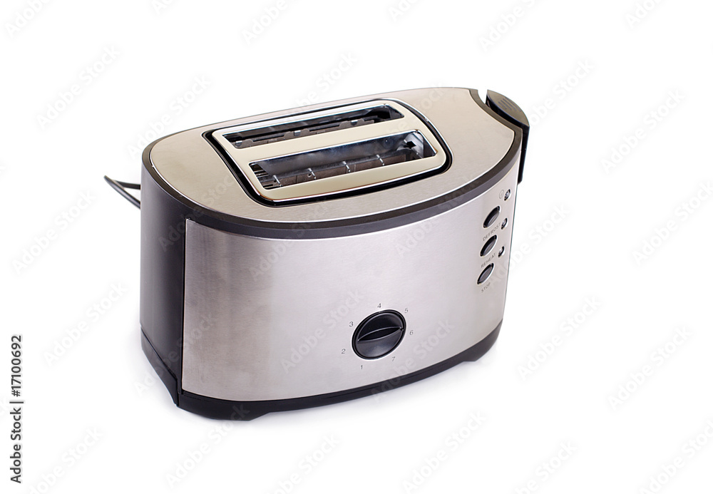Toaster which is isolated on white Toaster which is isolated on white