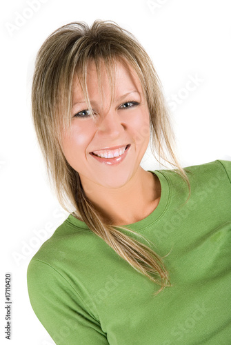 Pretty blond woman