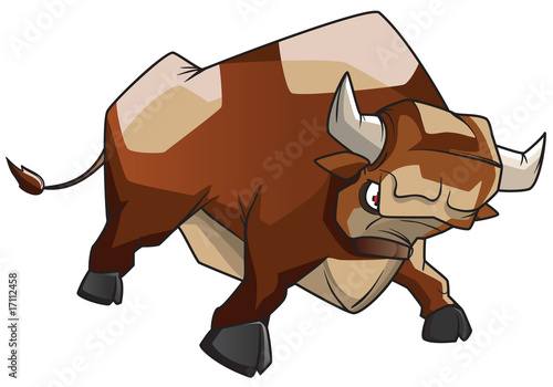 Angry bull