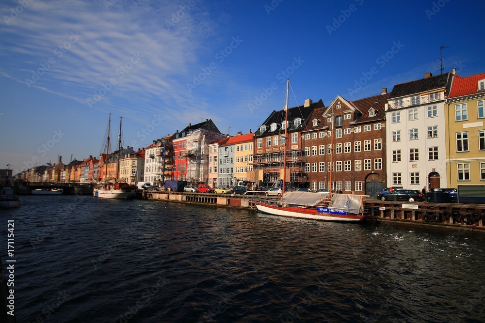 Old harbour in Denmark, Nyhavn