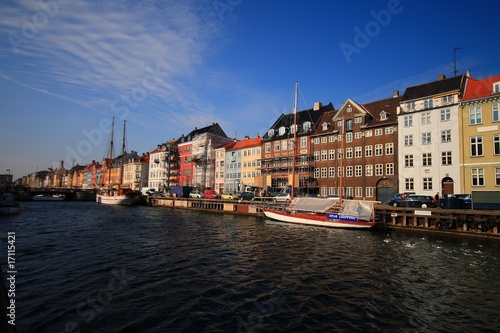 Old harbour in Denmark  Nyhavn