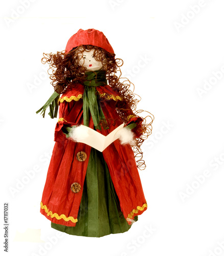 HANDMADE CHRISTMAS CAROL SINGER