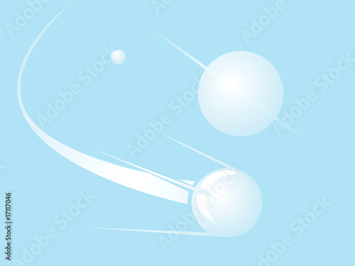 Saturn and Sputnik Background
