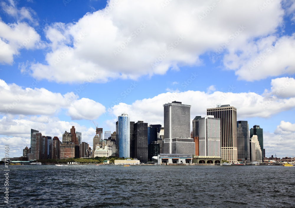 Fototapeta premium The Lower Manhattan Skylines