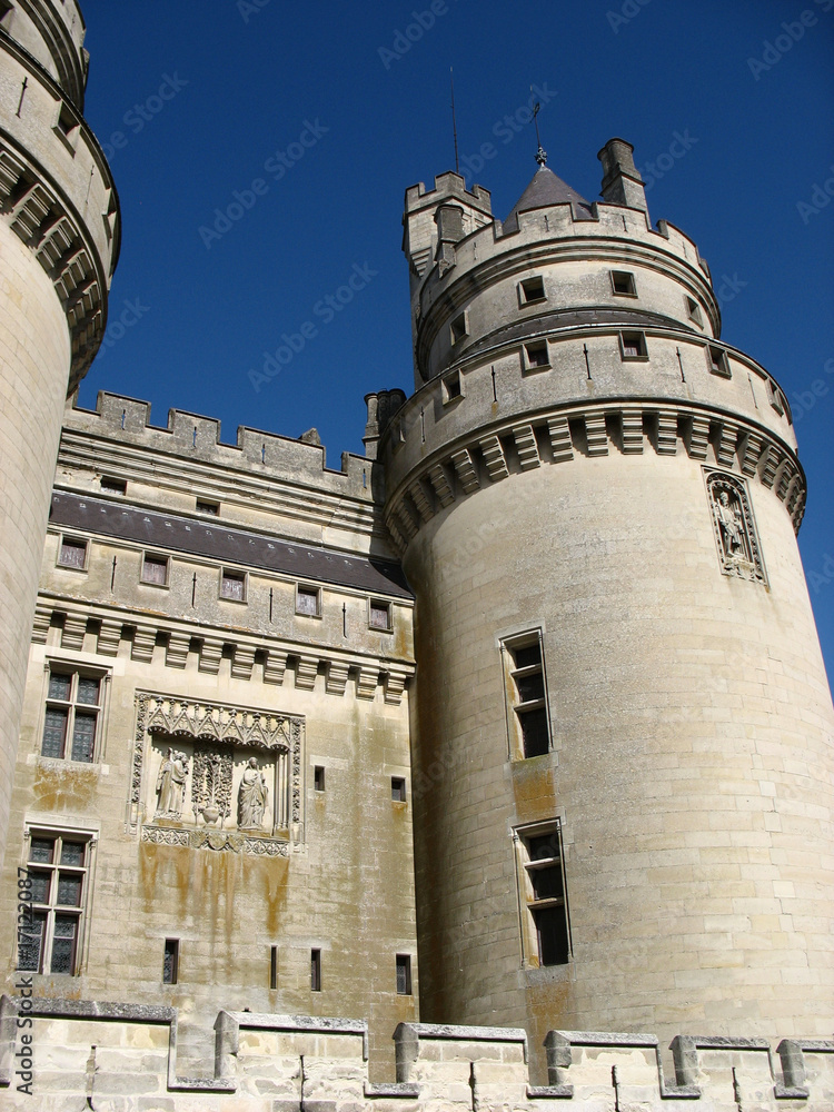 Fototapeta premium Pierrefonds castle