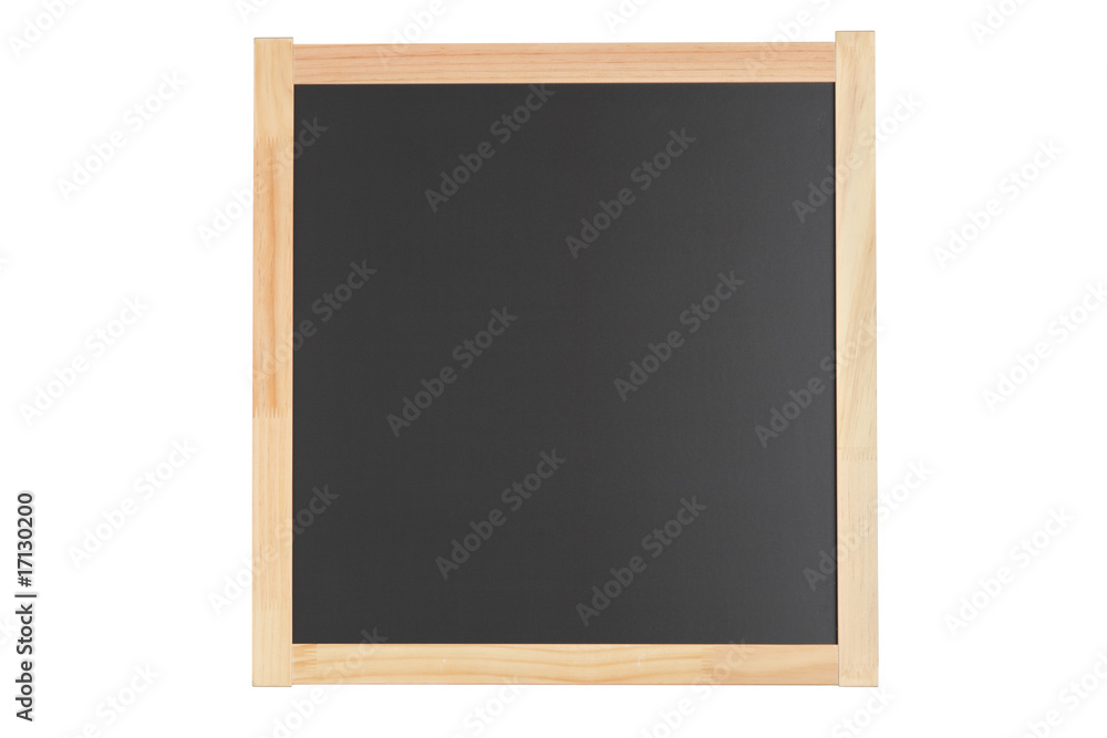 Studio shot of empty school board isolated on white background Studio shot of empty school board isolated on white background