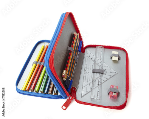 Tela pencil case rulers school education