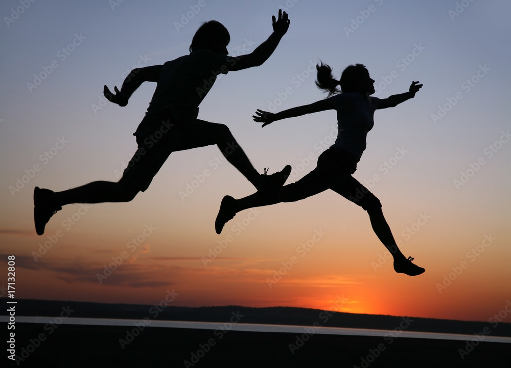 Running couple Running couple