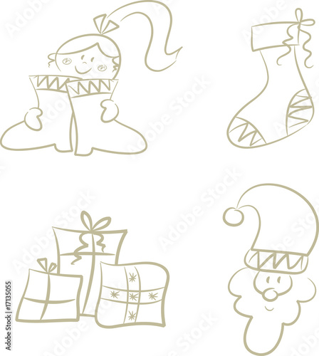 Clipart-Set: Nikolaus/Nikolaustag