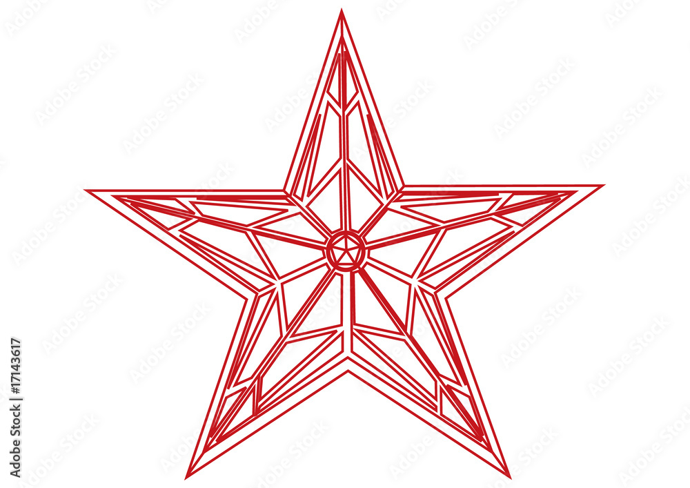 Obraz premium Kremlin star