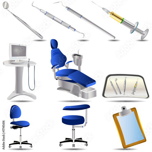 dental icons set 3