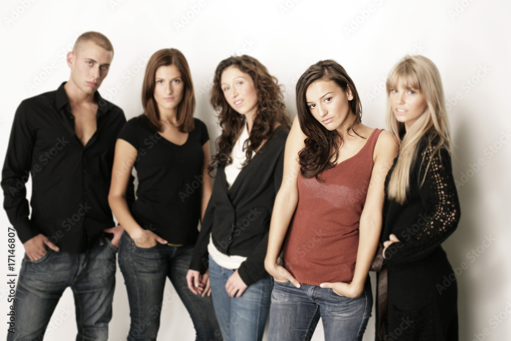 gruppe teenager gruppe teenager