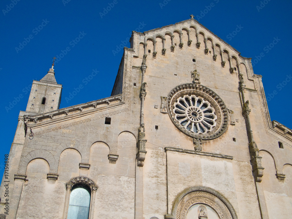 Cathedral. Sassi of Matera. Basilicata.