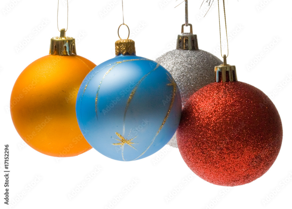 Obraz premium New year decoration on background