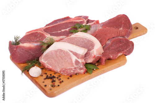 Meat allsorts on board