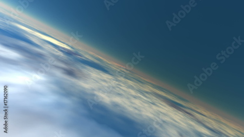 Earth atmosphere (seamless loop) HD 1080p