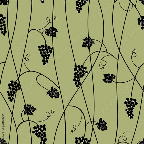 Grape seamless pattern