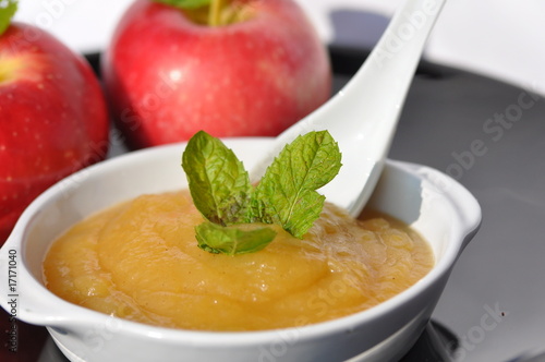 Fotografie compote de pommes maison