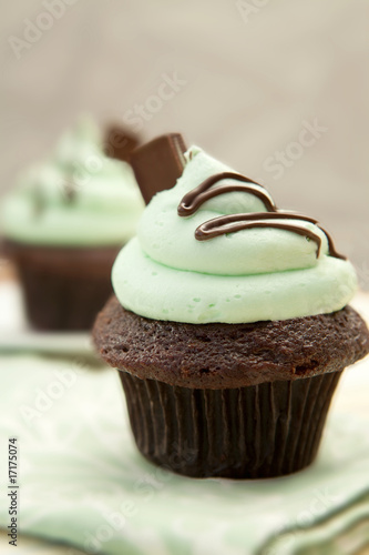 Creme De Mint Cupcake