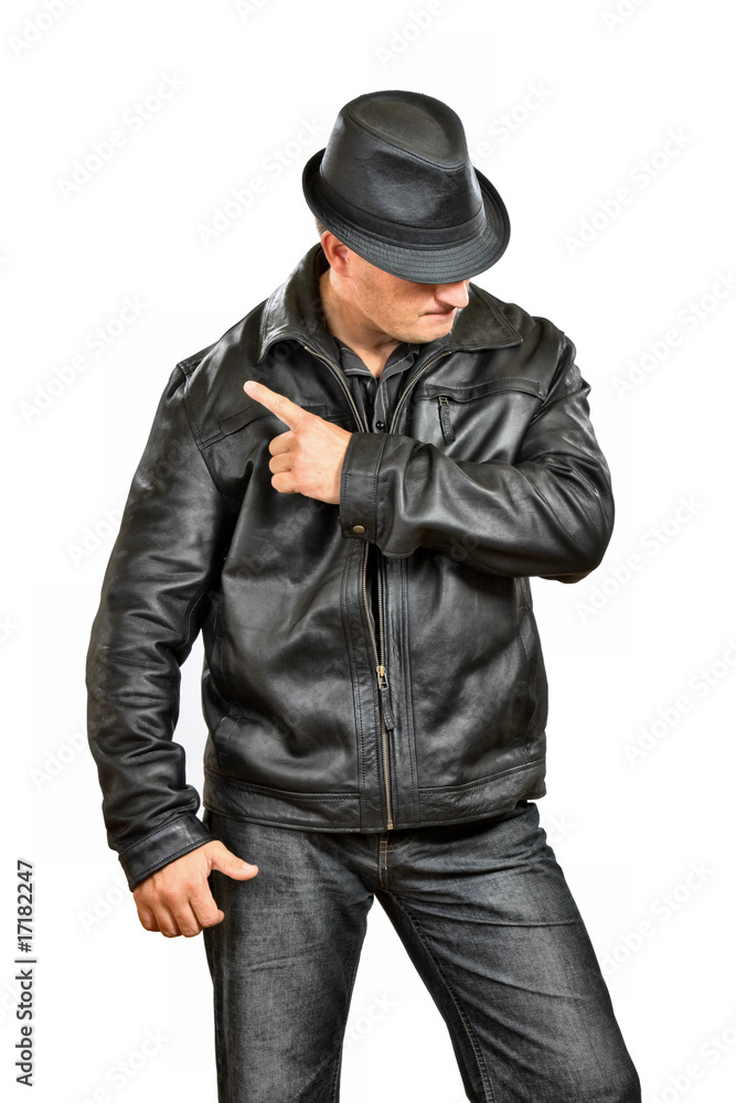 hat wearing man hat wearing man