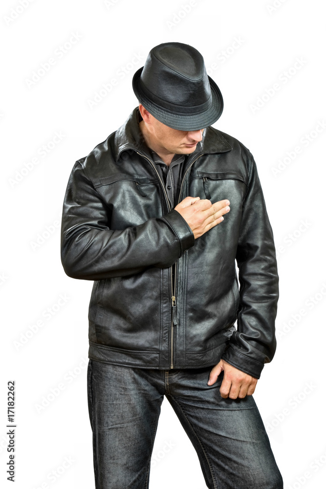 hat wearing man hat wearing man