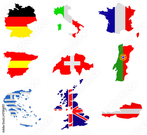 Mapflags Europa