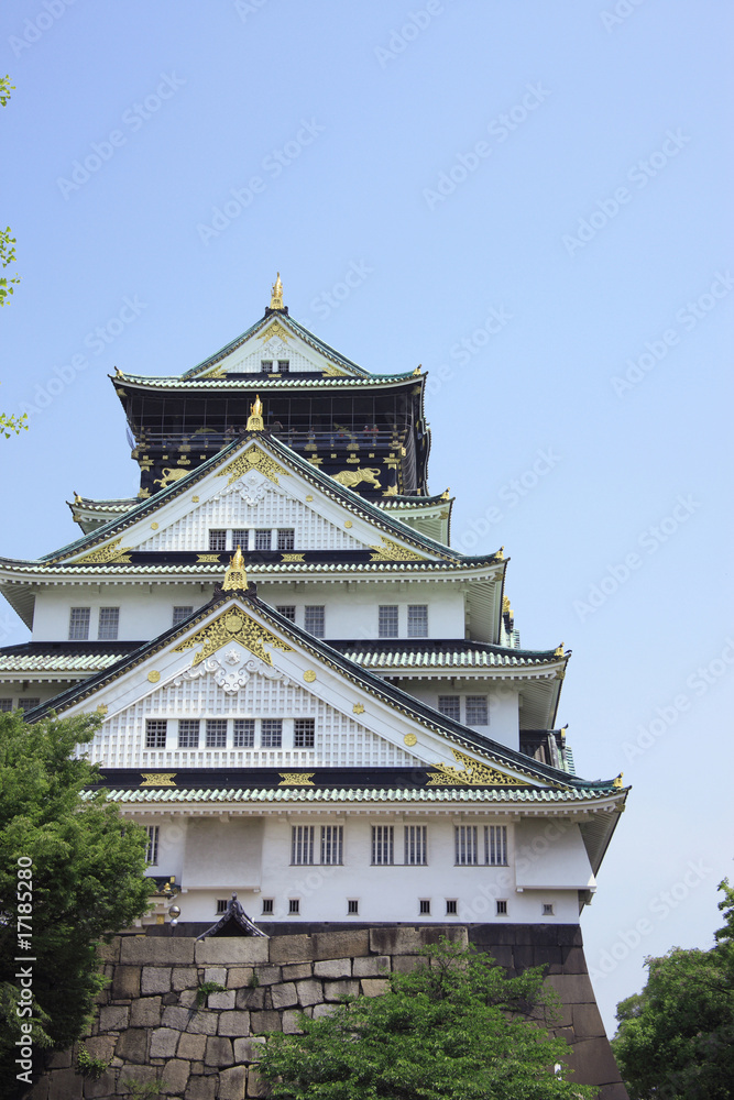 Fototapeta premium 大阪城天守閣