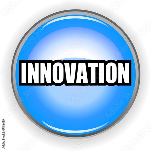Innovation Button Vector, Easily Editable.
