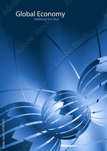 Vector business background with copy space