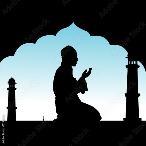 human offering prayers