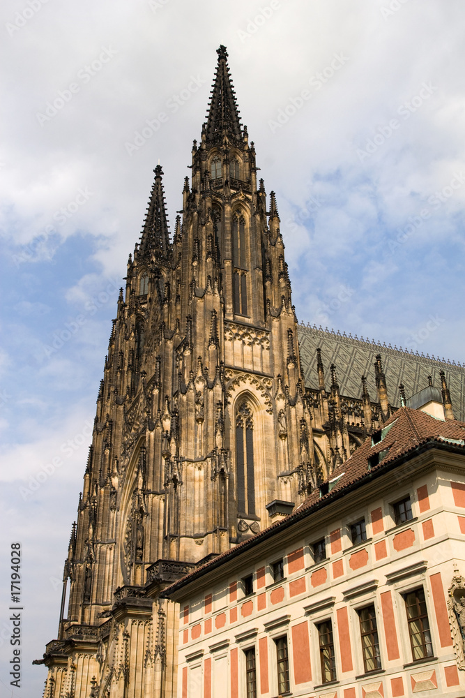 St Vitus Gothic Cathedral Towers