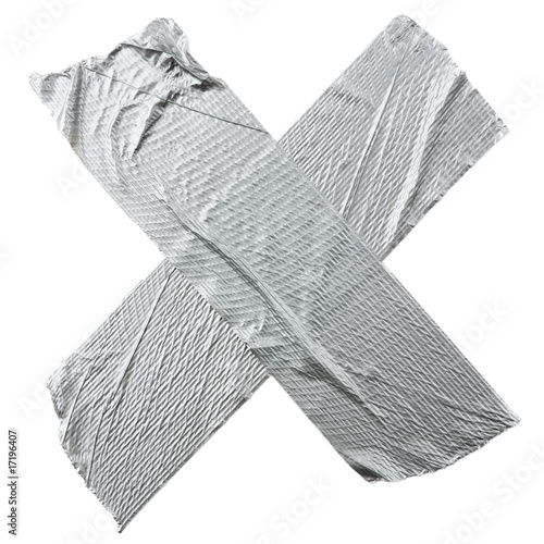 Crossed Duct Tape Stripes photo