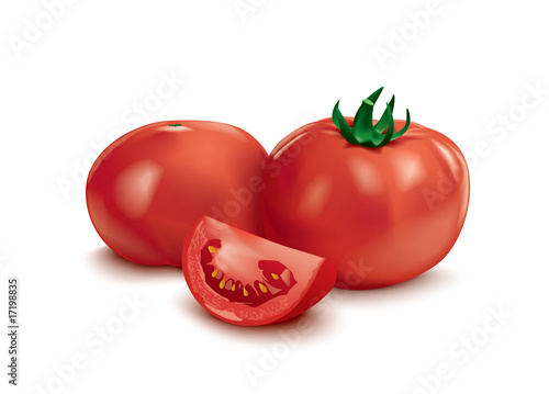 fresh and ripe tomatoes