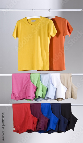 Hanging T Shirts