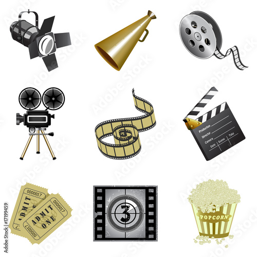 Movie industry icons
