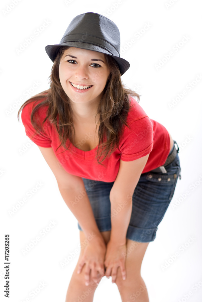 woman in hat woman in hat