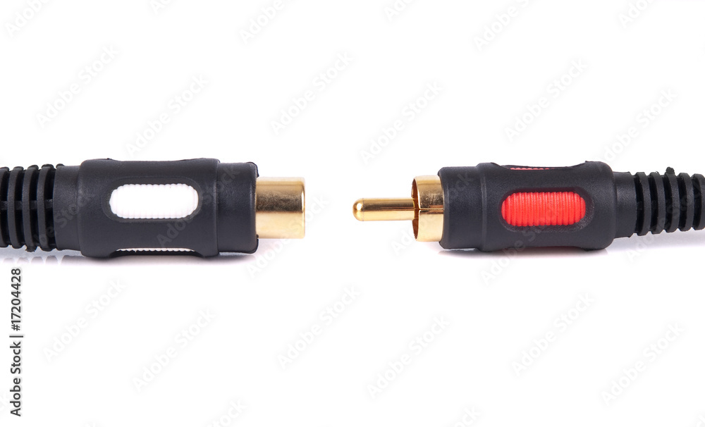 Gold-plated audio jack Gold-plated audio jack