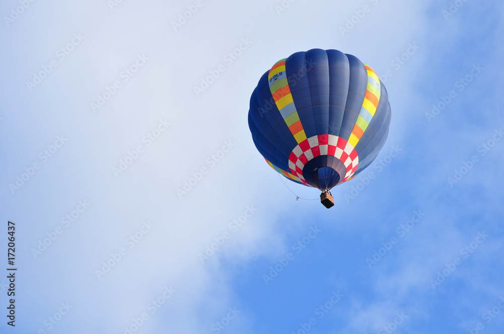 Bunter Heißluftballon