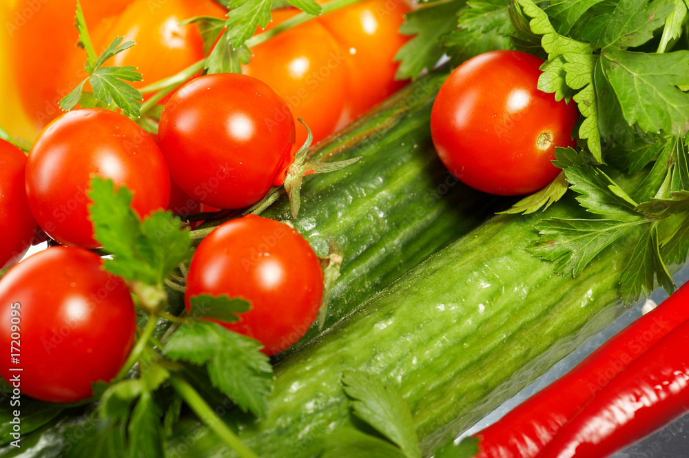 Fresh Vegetables, Fruits and other foodstuffs. Fresh Vegetables, Fruits and other foodstuffs.
