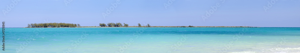 Cayo coco beach panorama, cuba