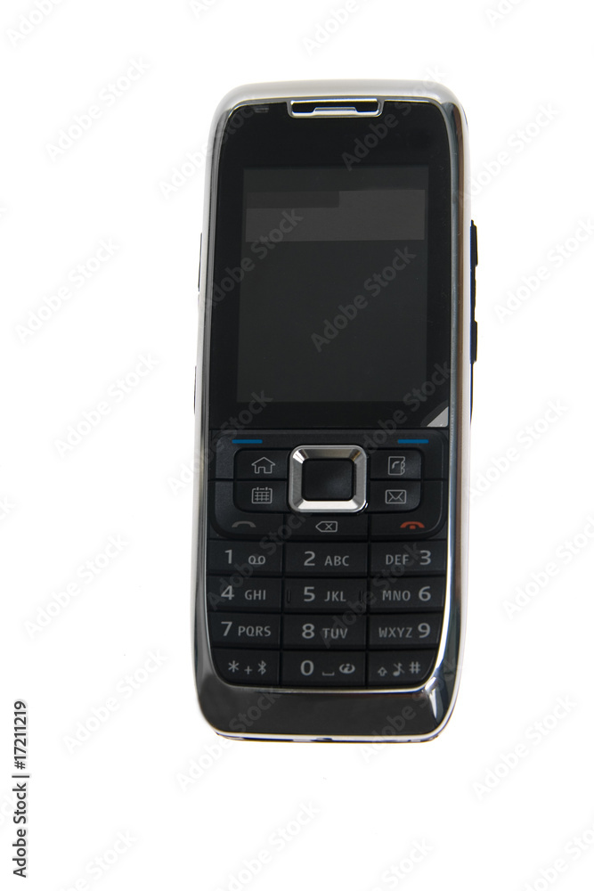 Mobile phone on white background Mobile phone on white background