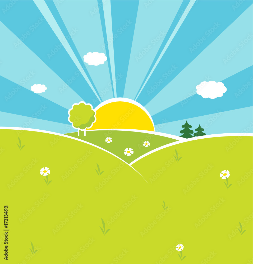 Fototapeta premium Happiness vector background.