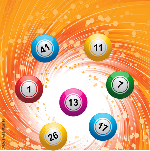 Bingo ball background