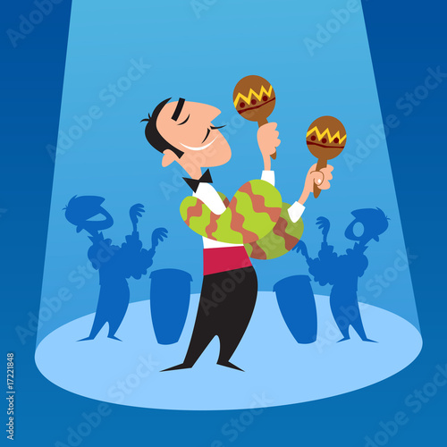 Latino musicians playing salsa