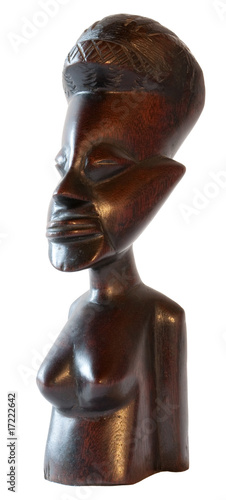African traditional nude woman statuette design and elegant