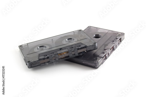 two audio cassettes