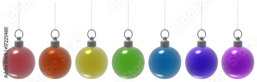 Glass Christmas Balls - chr...